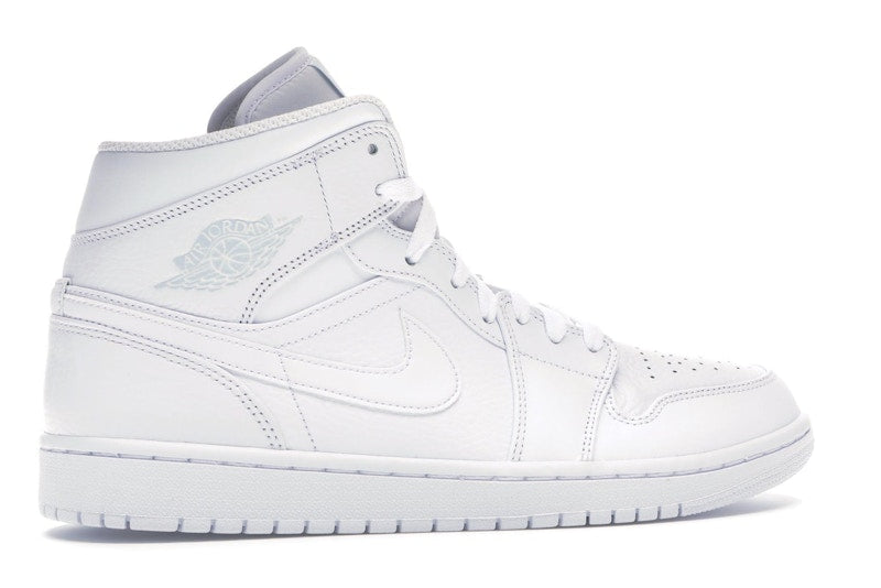 Jordan 1 Mid Triple White (2018)