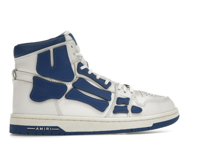 AMIRI Skel Panelled High Top White Blue