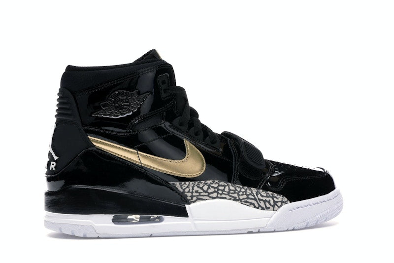 Jordan Legacy 312 Black Gold Patent