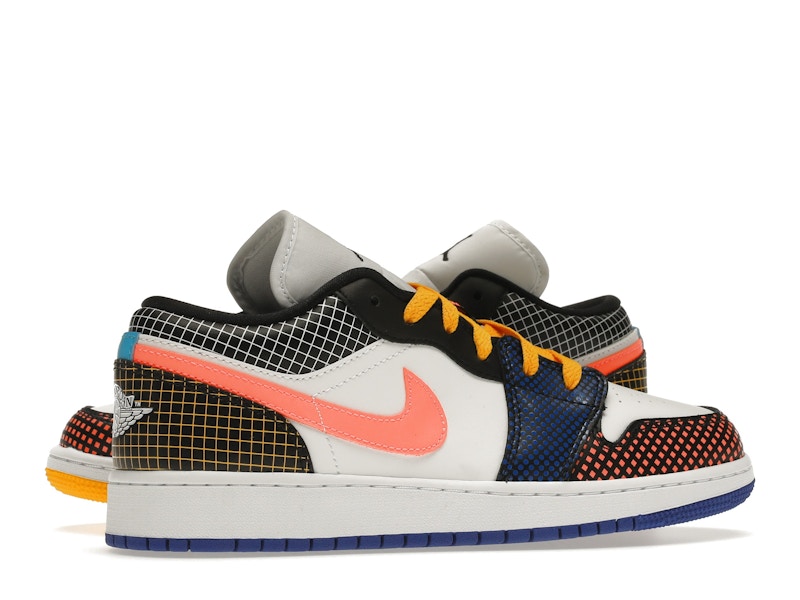 Jordan 1 Low MMD Multi-Color Grid (GS)