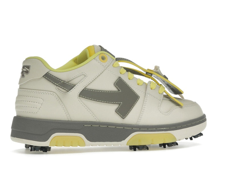 OFF-WHITE Out Of Office OOO Low Tops Golf Paris Hilinski Gray Yellow