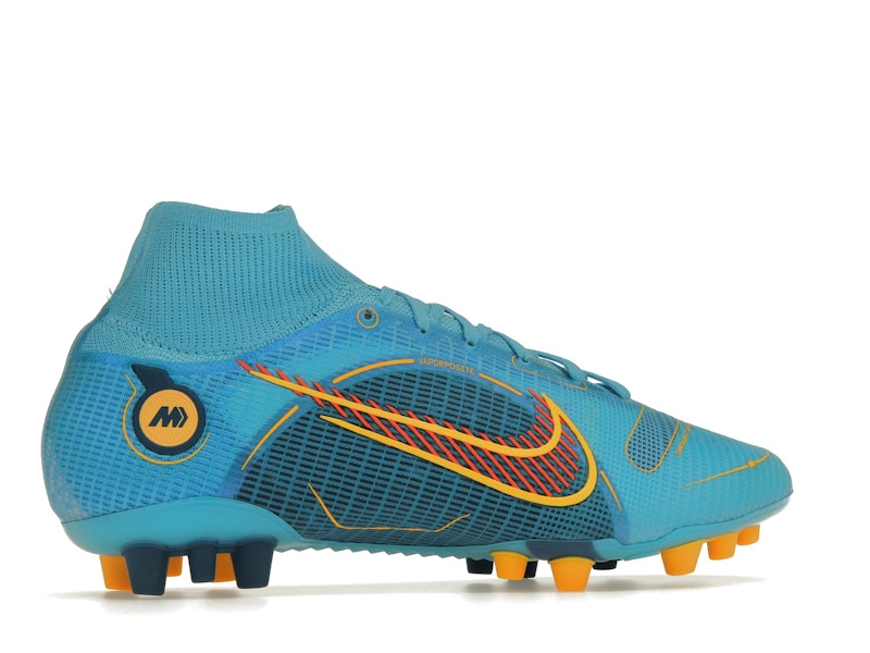 Nike Mercurial Superfly 8 Elite AG Chlorine Blue Laser Orange