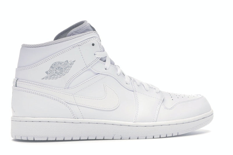 Jordan 1 Mid White/Pure Platinum
