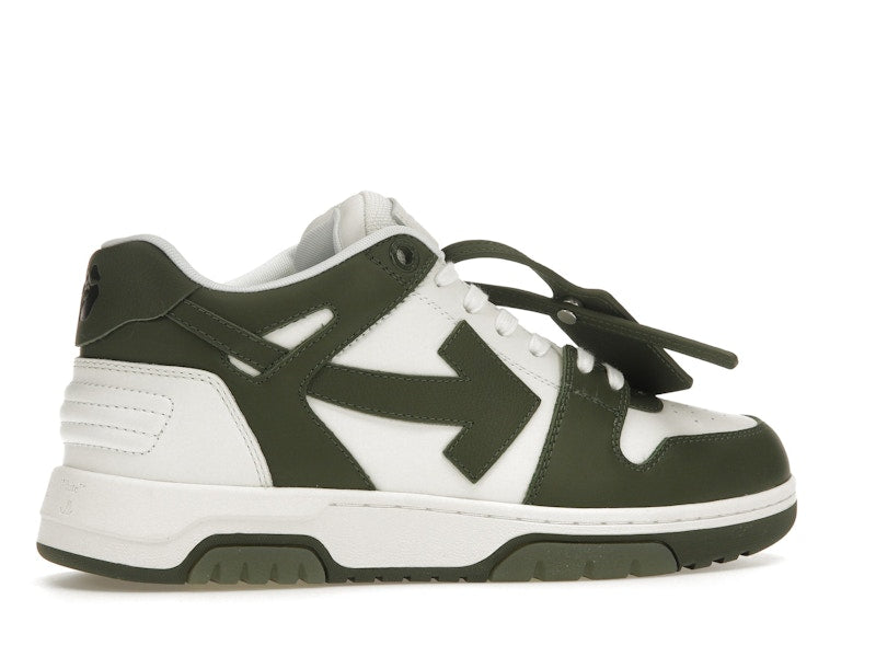 OFF-WHITE Out Of Office OOO Low Tops White Khaki