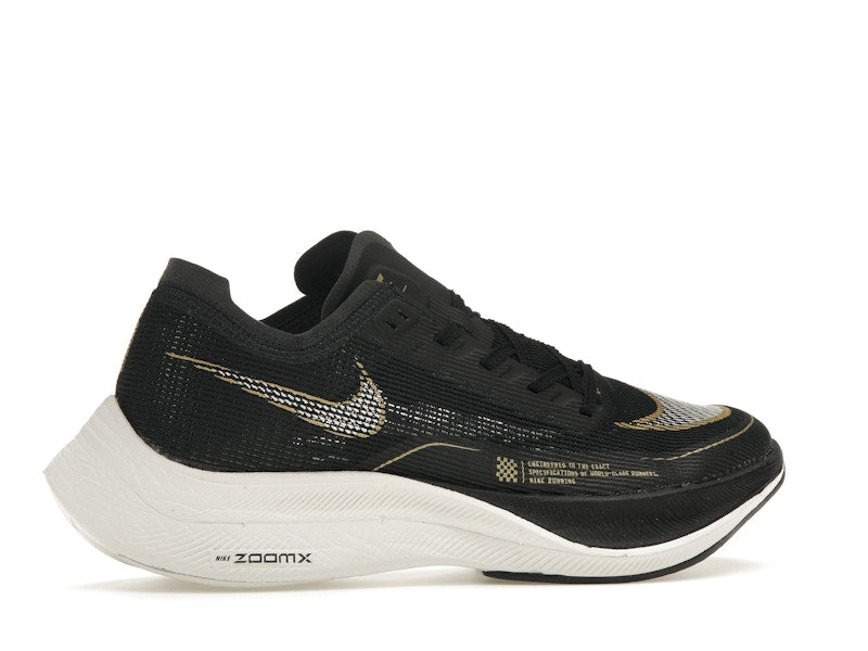 Nike ZoomX Vaporfly Next% 2 Black Metallic Gold Coin (Women's)