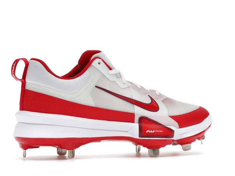 Nike Force Zoom Trout 9 Pro White Team Red University Red