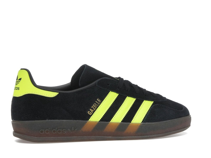 adidas Gazelle Indoor Core Black Solar Yellow Cloud White