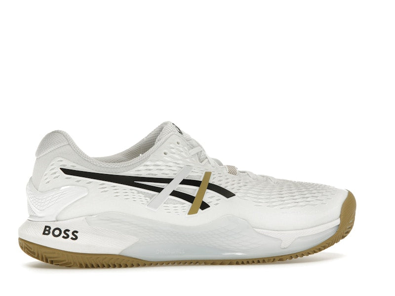 ASICS Gel-Resolution 9 Clay BOSS Matteo Berrettini White Camel