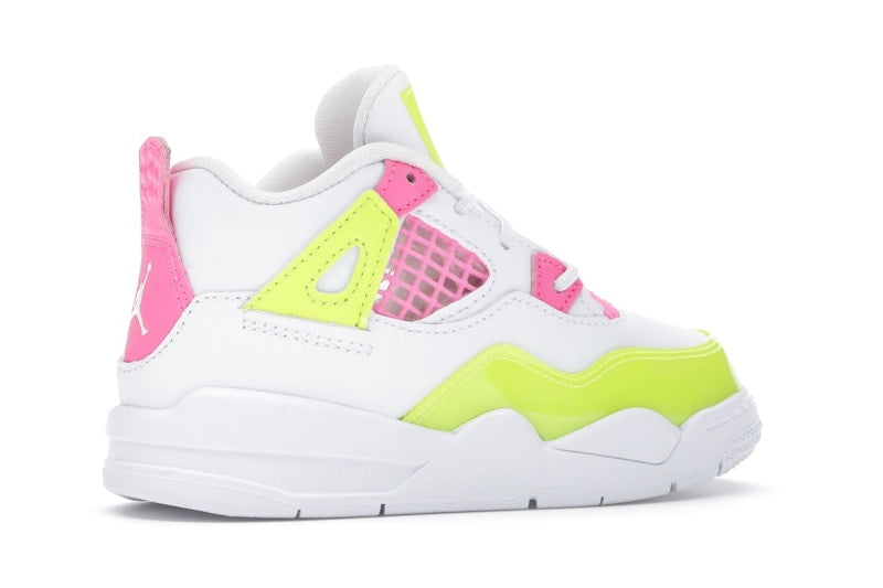 Jordan 4 Retro White Lemon Pink (TD)