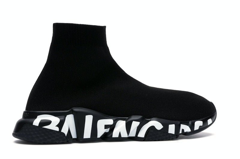 Balenciaga Speed Graffiti Trainers Black