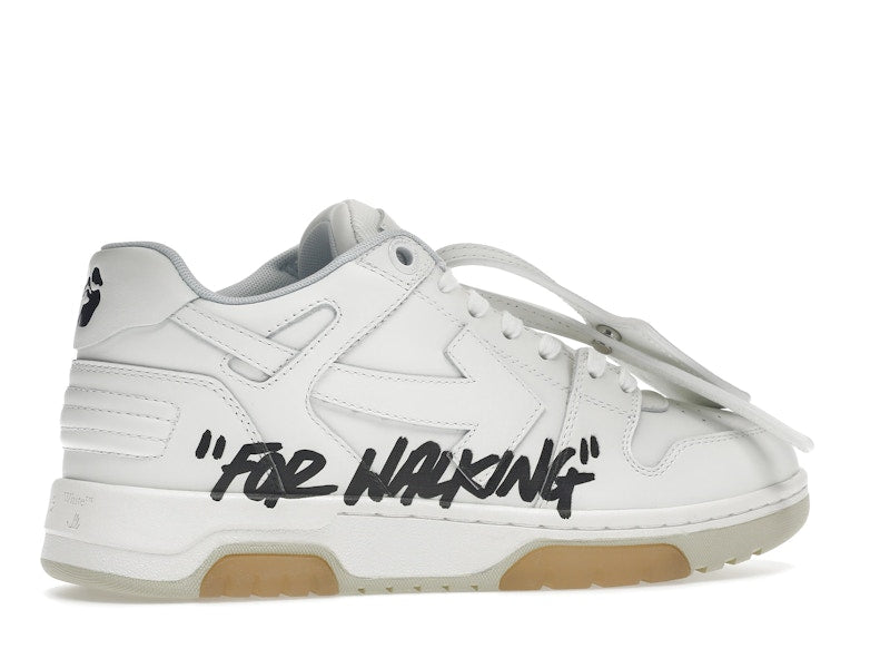 OFF-WHITE Out Of Office OOO Low Tops For Walking White Black