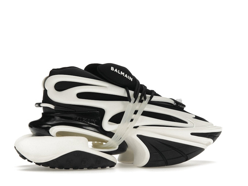Balmain Unicorn Low-Top Black White