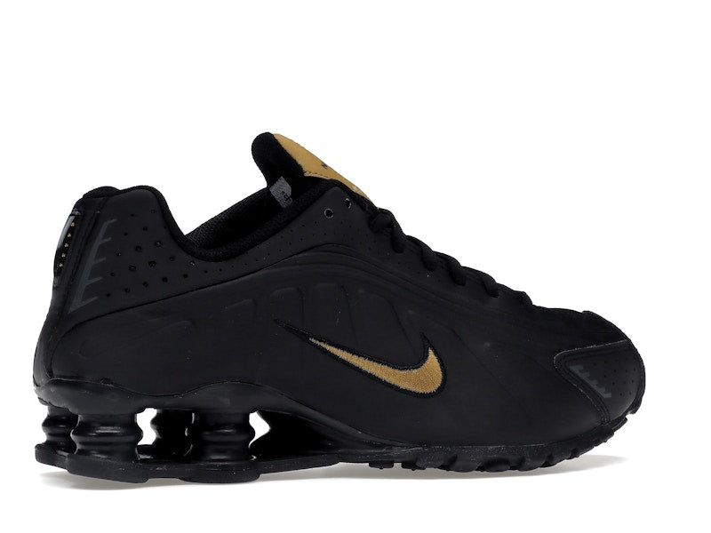 Nike Shox R4 Black Metallic Gold (GS)
