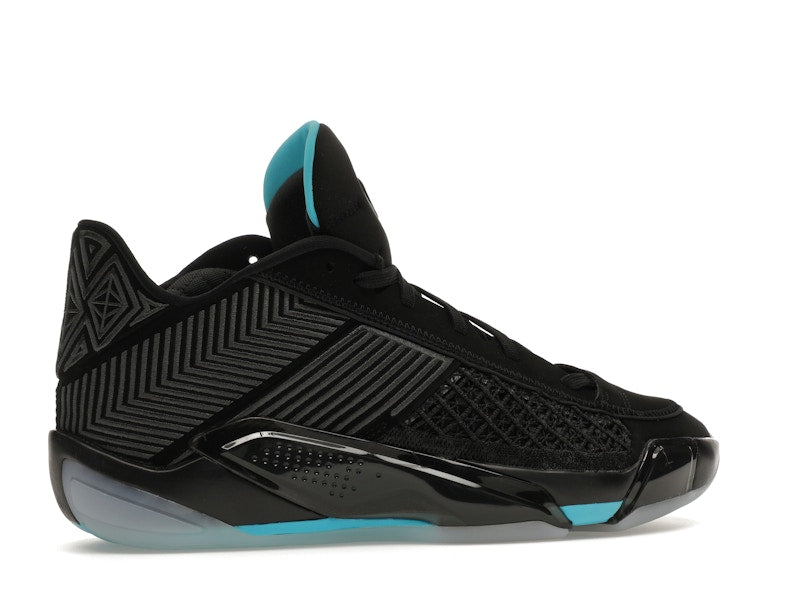 Jordan 38 Low Black Gamma Blue (Translucent Sole)