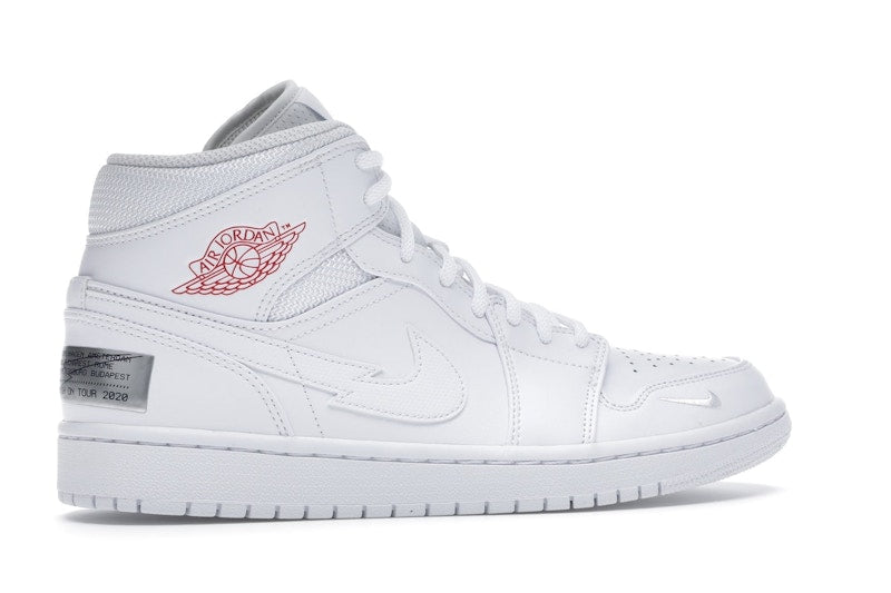 Jordan 1 Mid SE Nike Swoosh On Tour (2020)