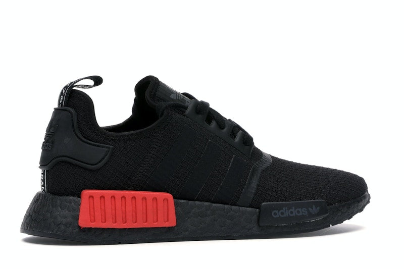 adidas NMD R1 Core Black Lush Red