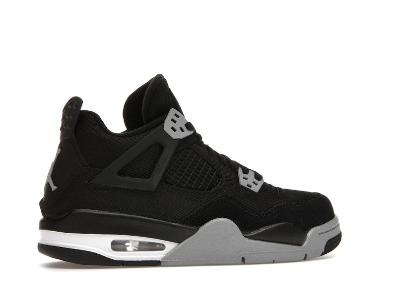 Jordan 4 Retro Black Canvas (GS)
