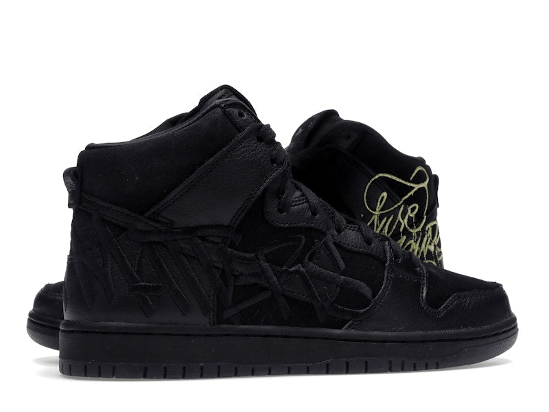 Nike SB Dunk High FAUST Black Gold