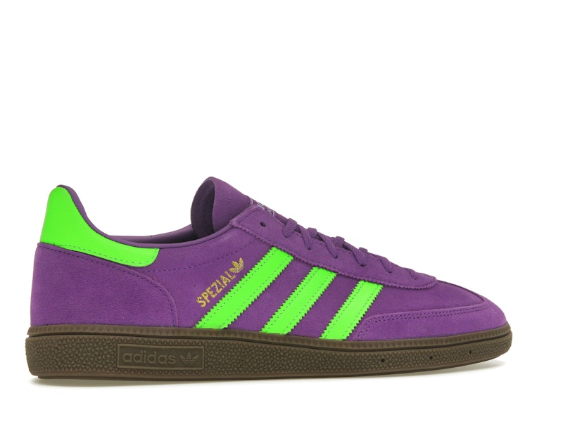 adidas Handball Spezial Elastic Active Purple Solar Green (Women's)