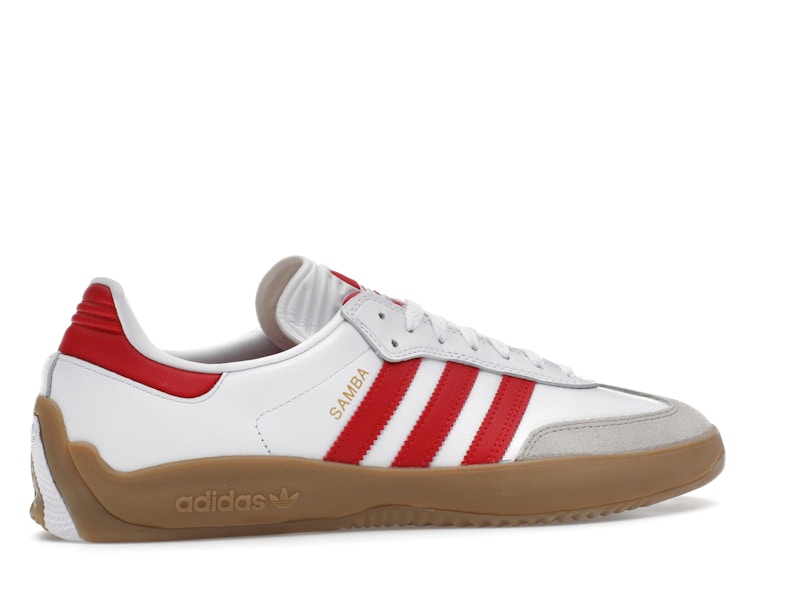 adidas Puig Samba Cloud White Better Scarlet Gum