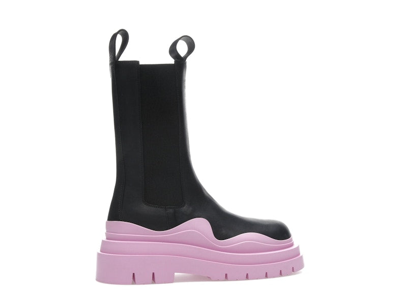 Bottega Veneta Tire Chelsea Boot Black Gloss (Women's)