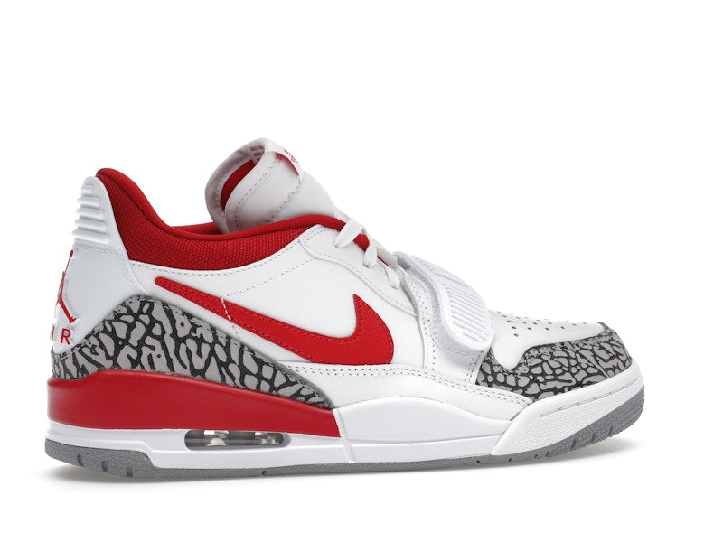 Jordan Legacy 312 Low White Cement Gym Red (Women's)