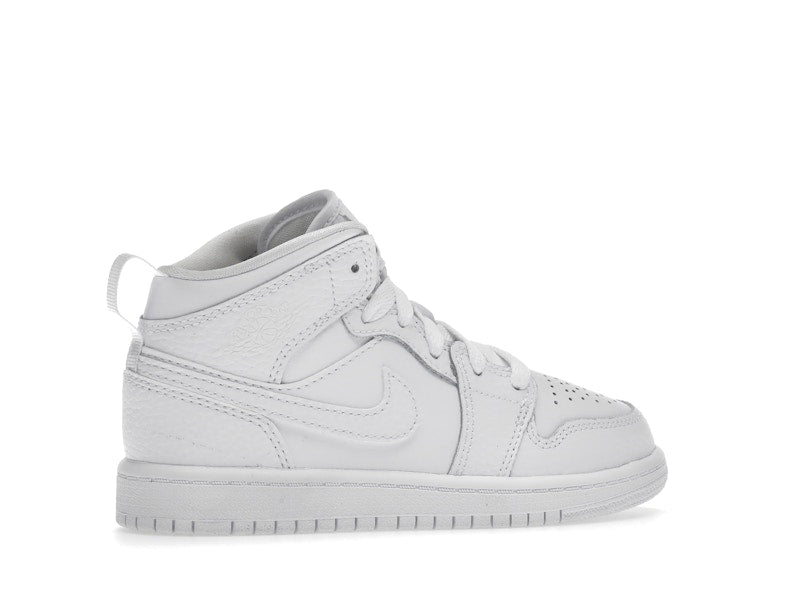 Jordan 1 Mid Triple White (2021) (PS)