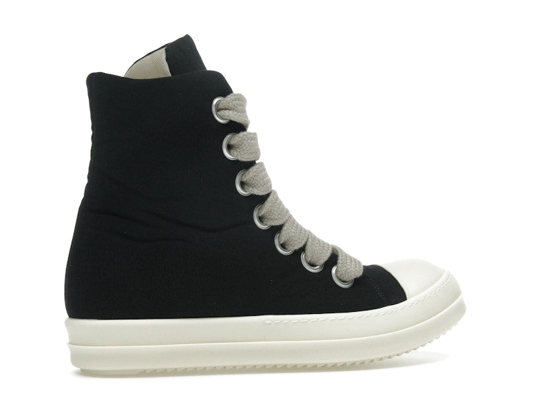 Rick Owens DRKSHDW Hollywood Jumbo Lace Puffer High Top Black Milk