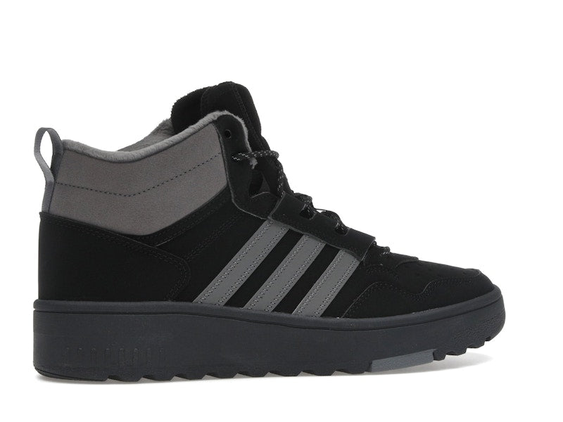 adidas Hoops 4.0 Mid Black Grey Four