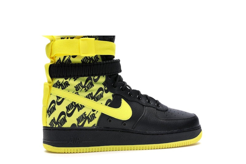 Nike SF Air Force 1 High Black Dynamic Yellow