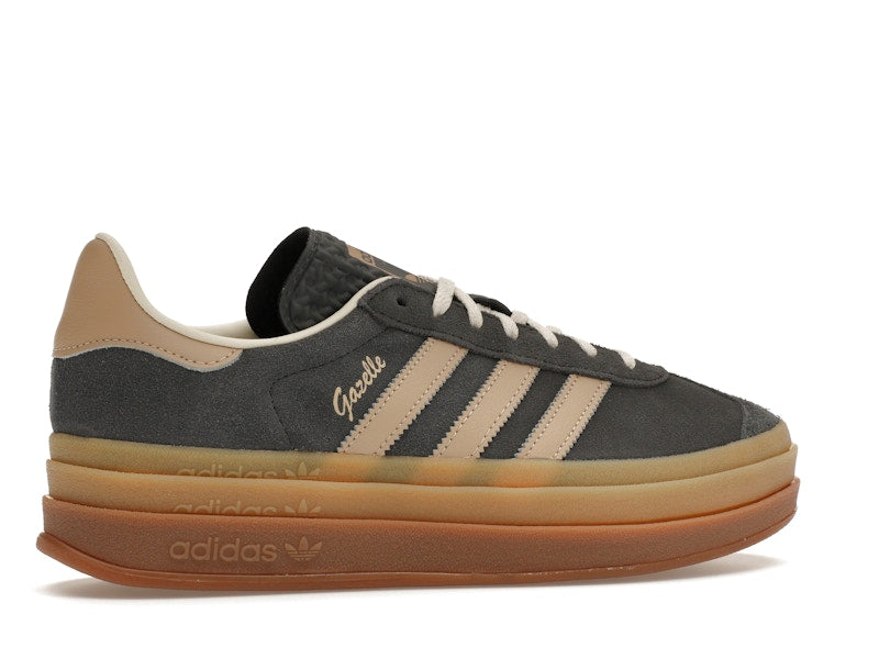 adidas Gazelle Bold Grey Magic Beige Gum (Women's)