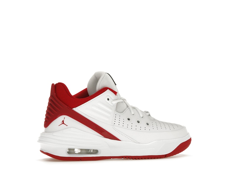 Jordan Max Aura 5 White Black Gym Red (GS)