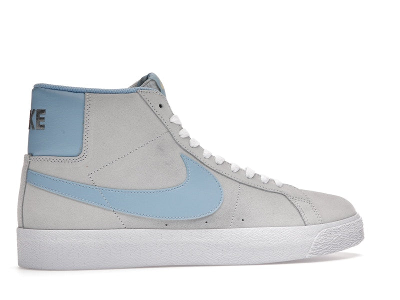 Nike SB Blazer Mid Soft Grey Baby Blue