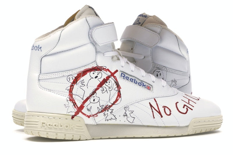 Reebok Ex-O-Fit Clean Hi Bait x Ghostbusters x Stranger Things Vintage