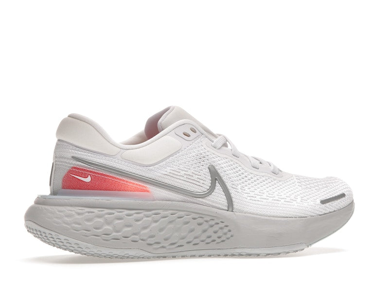 Nike ZoomX Invincible Run Flyknit White Pure Platinum Chile Red