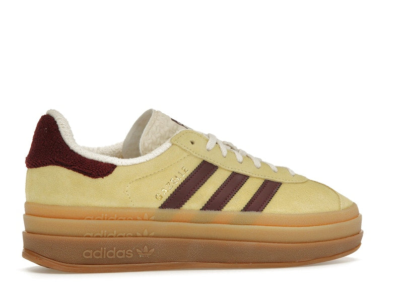adidas Gazelle Bold Almost Yellow Maroon (Women's)