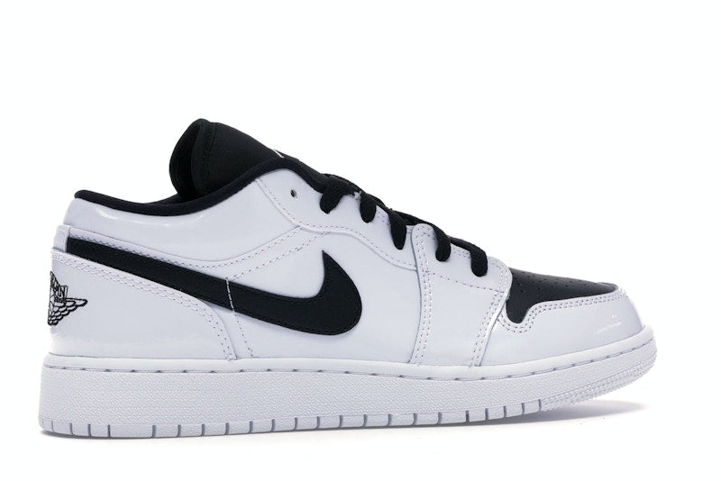 Jordan 1 Low White Black Patent (GS)