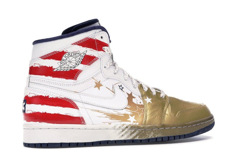 Jordan 1 Retro Dave White Wings For the Future Gold