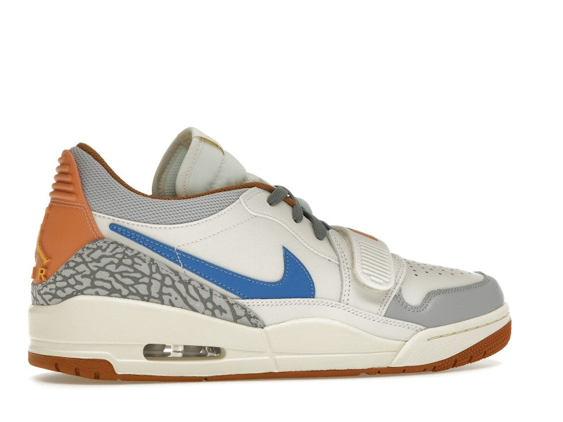 Jordan Legacy 312 Low Phantom Amber Brown Star Blue