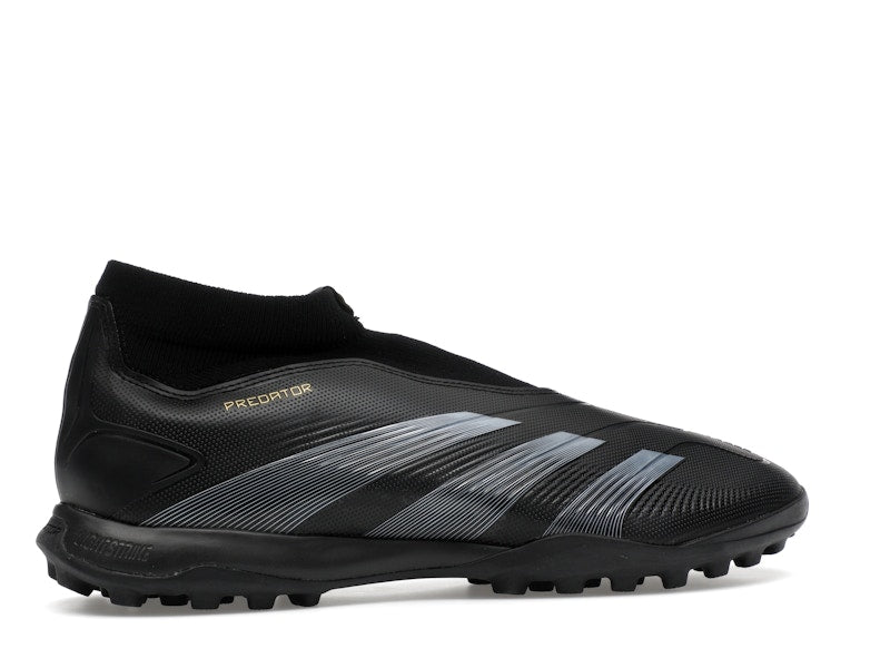 adidas Predator League Laceless Turf Core Black Carbon Gold Metallic