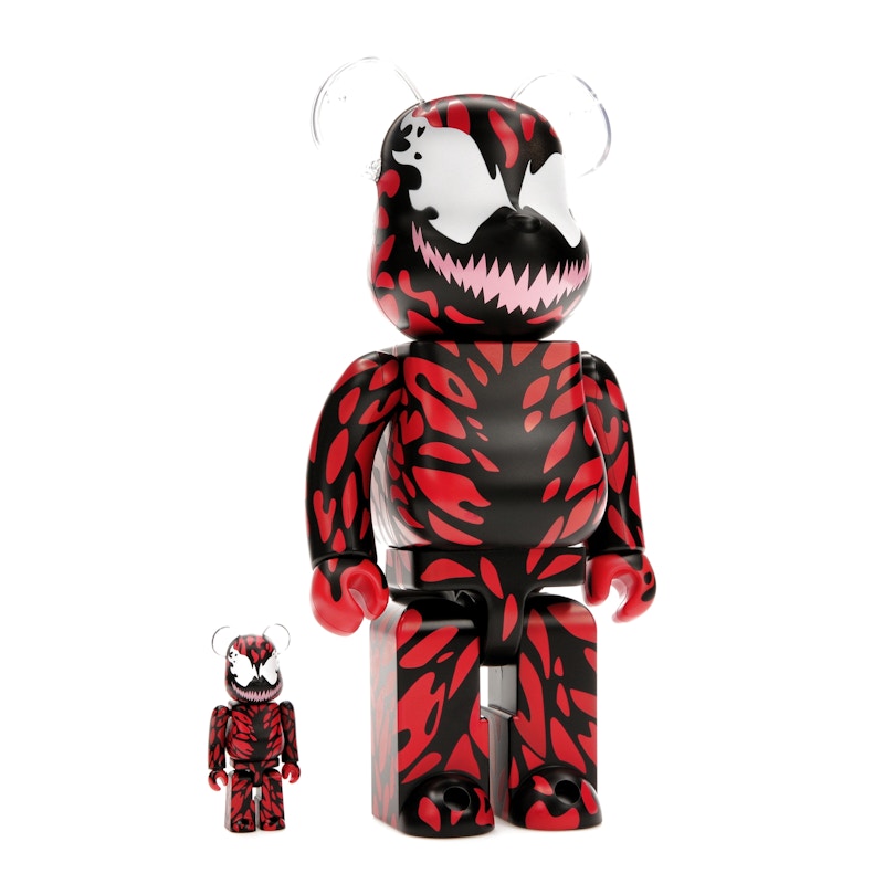 Bearbrick x Marvel Carnage 100% & 400% Set