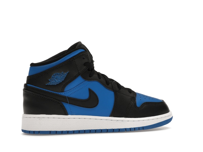 Jordan 1 Mid Black Royal Blue (GS)