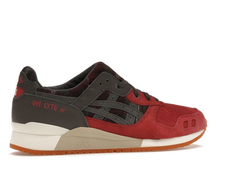 ASICS Gel-Lyte III OG Brisket Red Obsidian Grey