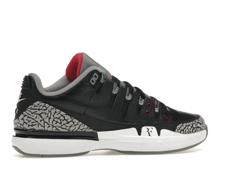 Nike Zoom Vapor AJ3 Black Cement
