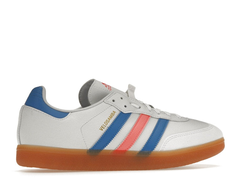 adidas Velosamba Vegan Cloud White Turbo Blue Rush