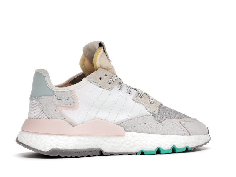 adidas Nite Jogger White Mint Pink (Women's)