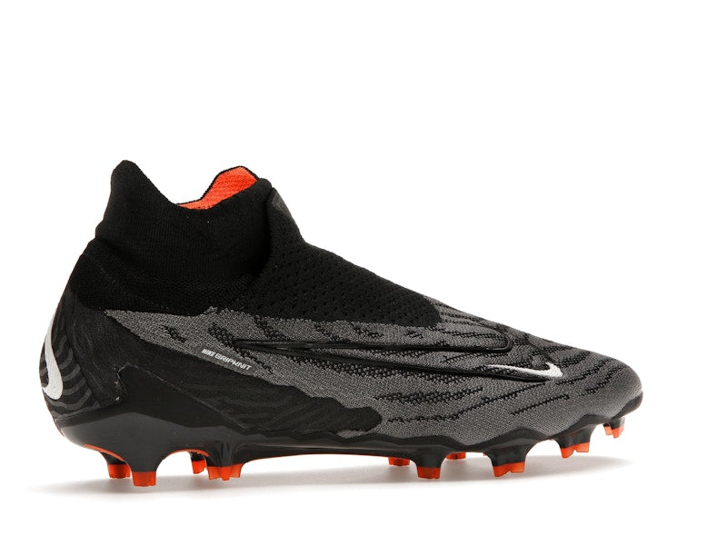Nike Gripknit Phantom GX Elite Dynamic Fit FG Black Dark Smoke Grey Total Orange
