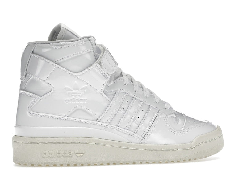 adidas Forum Mid Triple White Patent Leather (Women's)
