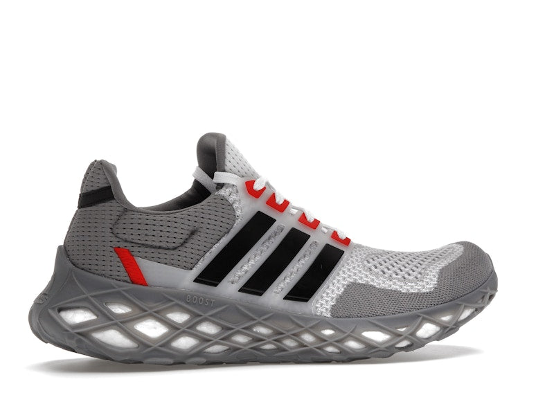 adidas Ultra Boost Web DNA Grey Vivid Red