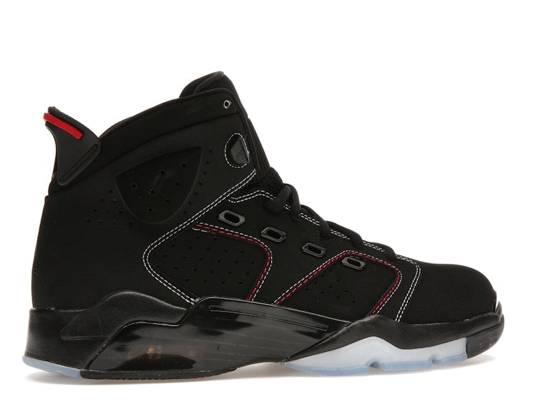 Jordan 6-17-23 Black White Red Contrast Stitching